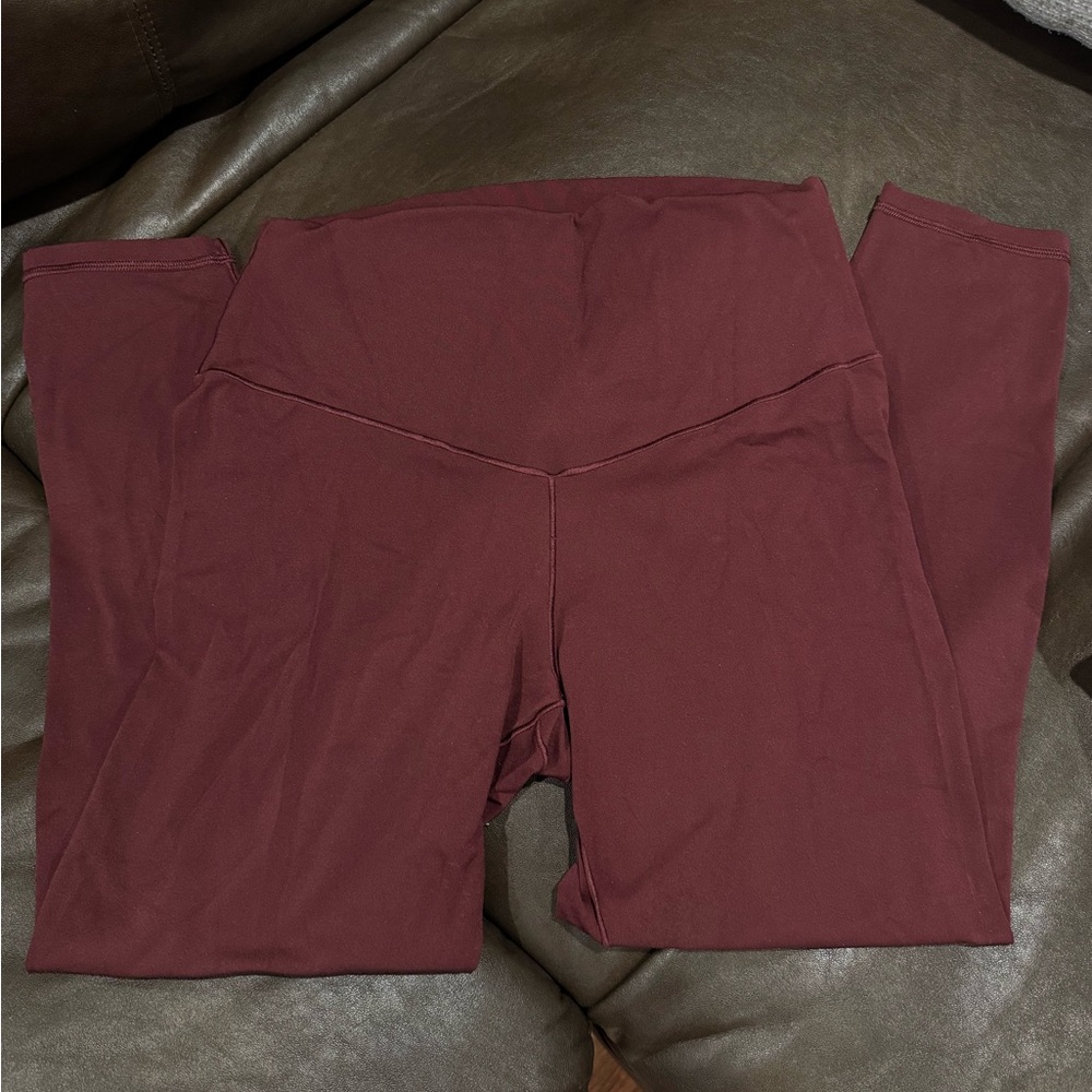 Burgundy Aerie Leggings